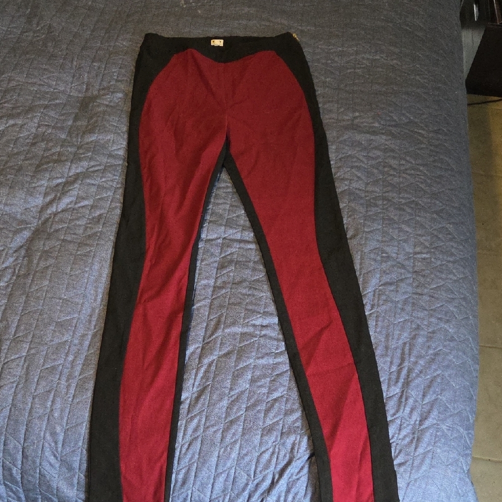 Red and Black Leggings